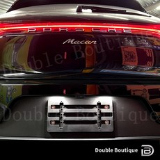 保時捷 Porsche Cayenne Macan 後牌框 美規短版, 1個
