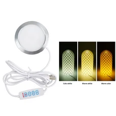 LED 램프 키트 001 웜 화이트 하드웨어 밤불랩 라이트 키트 (뱀부랩 3D 프린터용) DIY 밤부랩 액세서리 3D, 03 Led Lamp Adjustable, 03 3pcs