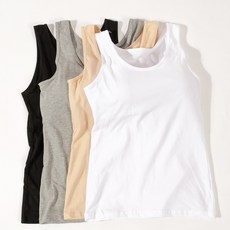 노와이어 면 브라탑 나시 이너 런닝 2p