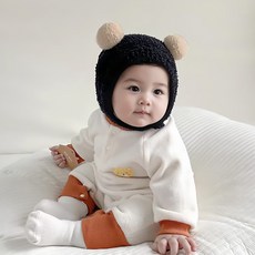 몽실이 방울 포근이 보넷 겨울 유아 아동 겨울모자 보넷