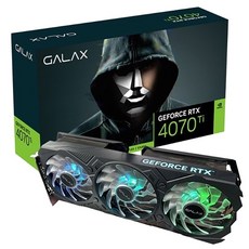 갤럭시 갤럭시 GALAX 지포스 RTX 4070 Ti EX GAMER BLACK OC V2 D6X 12GB, 1개, 선택하세요