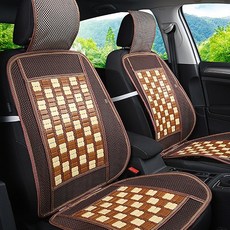 더캡툴 자동차통풍시트 차량용 망사 방석 여름 대나무 카시트, 1개