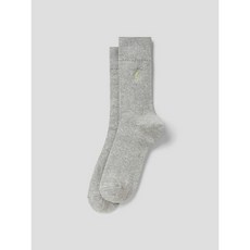 매장정품 빈폴 BEANPOLE ACCESSORY 남녀공용 캐시미어 혼방 골지 양말 - 라이트 그레이 250094