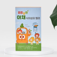 아람농장 튼튼플랜 식이섬유 야채 젤리 20p, 2개, 400g