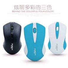 acer M153 無線滑鼠 2.4G 筆記本電腦商務辦公便攜迷你家用, 柏戰Q2 白藍色