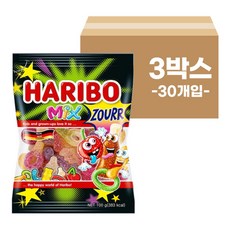 하리보 믹스 사우어 젤리, 80g, 30개