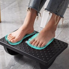 코지톡 흔들 발받침대 사무실 책상 각도조절 풋레스트, 1개, 블랙