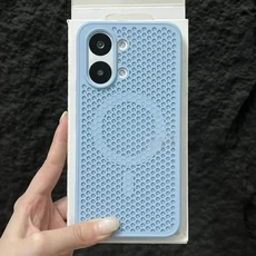 허니콤 방열 마그네틱 맥세이프 케이스 레드미 터보5 K90 프로맥스 K80 K70 K60 울트라 프로 메쉬 방열 커, 06 레드미 K80, 03 Yuanfeng Blue