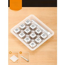 자이클랩 돌얼음 위스키 위스키얼음틀 큐브 얼음, 1개, 12개 박스 클립 B