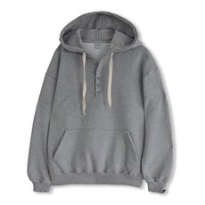 OCELOT D13 기모 무지 후드 헨리넥 후드티 멜란지 278570