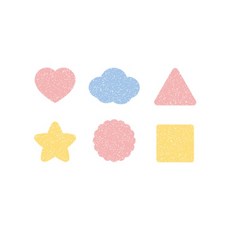 우돌아트 스텐실 도안 1026 미니 동글동글 도형 모음