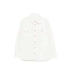 A.P.C. 버튼 체스트 포켓 셔츠