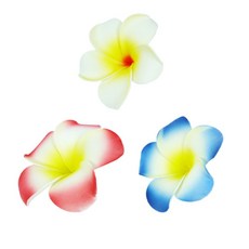 mj샾 하와이 꽃 액세서리 소품, 레드