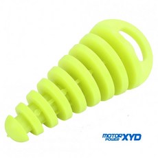 파이프 보호기 배기 소음기 모토 블리더 오토바이 에어 먼지 플러그 자전거 워시 크로스 고무, 1개