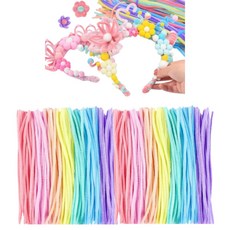 더쏠 고급 마카롱 7색 모루철사 공예 재료 만들기 DIY, 200p
