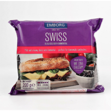 엠보그 스위스 에멘탈 슬라이스, 1개, 200g