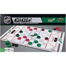 마스터피스 NHL 보스턴 브루인스 체커스 회색 소형 다색 원사이즈 41485 13인치 x 21인치, 13" x 21", 미네소타 와일드