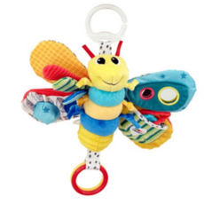 라마즈 노랑나비 유모차완구, 1개, COLOR MIX 혼합