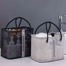 목욕 사우나 헬스 수영장 메쉬가방 목욕탕 그물망 바구니, 1개