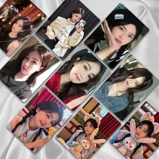 H 嚴選好物 白鹿高顔小卡55張明星周邊自拍卡三寸圓角專輯LOMO卡片小卡自印A, 1個, 白鹿10張高顏小卡【隨機款】