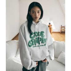 매장정품 CGP JELLY 로고 후드티_라이트그레이 CBESUTH004MG 349274