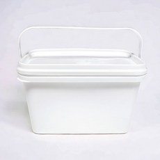 빈통 사각 시멘트 미장통 몰탈 믹서 혼합 교반통, 1개, 직사각빈통2L