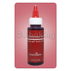 셰프마스터 리쿠아젤 식용색소 크리스마스 레드, 65g, 1개