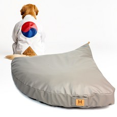개모찌 국내생산 알러지케어 방수 반려동물 방석, 부채꼴, 모카, 1개