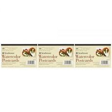 Strathmore 수채화 엽서 3 패드, Strathmore 수채화 엽서, 3 패드
