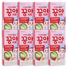 아이배냇 꼬마 끙아 사과젤리 5개입 고식이섬유 스틱포장, 20g, 40개, 사과맛