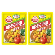 오뚜기 바몬드 카레 과립형 골드 매운맛, 100g, 4개