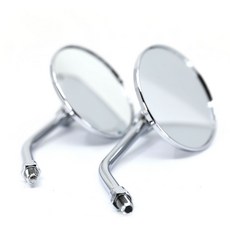 헤드웨이 오토바이 사이드미러 세트 하프원형 10mm, 1세트