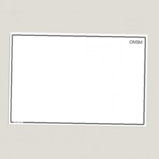 메모판 소형 책상용 학습용 부착 자석 휴대용 30x20cm 게시판, 상세페이지 참조