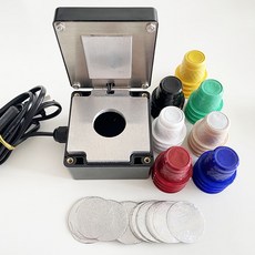커피 캡슐 만들기 제조기 실링, 봉합기-120개 혼합색 케이스필름파우더, 1개입, 1mg