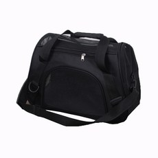 跨境熱銷寵物包狗包耐磨狗狗外出包貓袋手提揹包外帶膠網箱斜挎包, 1個, 黑色