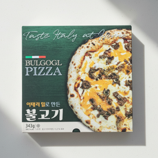 [우리별 화덕피자] 불고기 피자 풍미 쫄깃도우 가성비 간편식 냉동피자, 343g, 3개