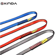 XINDA 전문 야외 암벽 등반 장비 나일론 슬링 벨트 보호 용품 고강도 웨어러블 벨트, 05 blue 80cm