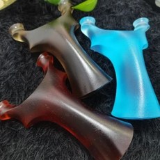 環氧樹脂磨砂85/18大弓背手感王天罡彈弓，舒適握感，安全防滑，戶外運動首選, 1個, 環氧樹脂磨砂款85/18大弓背手感王天罡