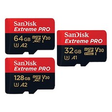 (SanDisk) Extreme Pro microSDXC 128GB (어댑터포함) (SDSQXCD-128G-GN6MA), 1개