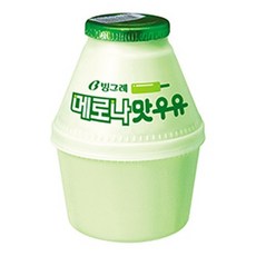 빙그레 메로나맛 우유, 메로나우유, 4개, 240ml