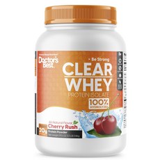Doctor's BEST 分離乳清蛋白粉 櫻桃口味, 1罐, 546g