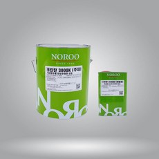 크린탄 3000K 옥상방수 우레탄 상도 4Kg 우레탄방수액 우레탄페인트 방수도료, 녹색