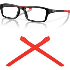 눈을 뜨게 하는 교체용 귀받침대 호환 가능 오클리 챔버 OX8138 선글라스 3049488, 빨강