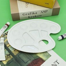 팔레트 10칸 미술보조용품 플라스틱