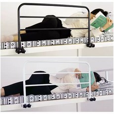 이층침대 안전 가드 낙상방지 기숙사 낙하 난간 펜스 가정용, 05.흰색 80x40CM