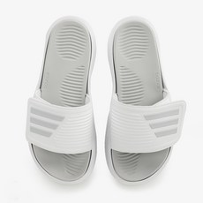 adidas 愛迪達 alphabounce 2.0拖鞋 白灰款, 235