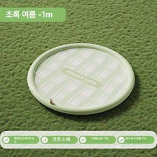 더엘픽 바닥분수 풀장 여름 매트, 1개, 1m 인인 썸머 그린 기본