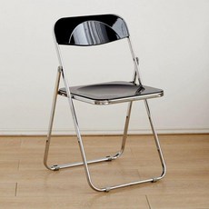 아크릴 접이식 투명 코너 사이드 테이블 틈새 휴대용 티테이블 미니 카페 책상 접이식테이블, 1인용, 도금카본블랙삼각구조보강