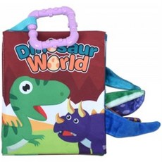 오즈토이 유아용 코르토 컬러 헝겊 꼬리 촉감책 공룡 66529a-2 초점책 신생아 완구