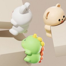 아기 안전 모서리 보호대 쿠션 테이블 책상 가구 충격방지 꼭짓점 커버 2개, 토끼